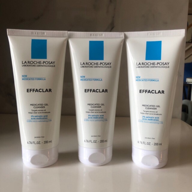 EXP 01/24 FULL SIZE La rocheposay effaclar medicated acne face wash with salicylic acid