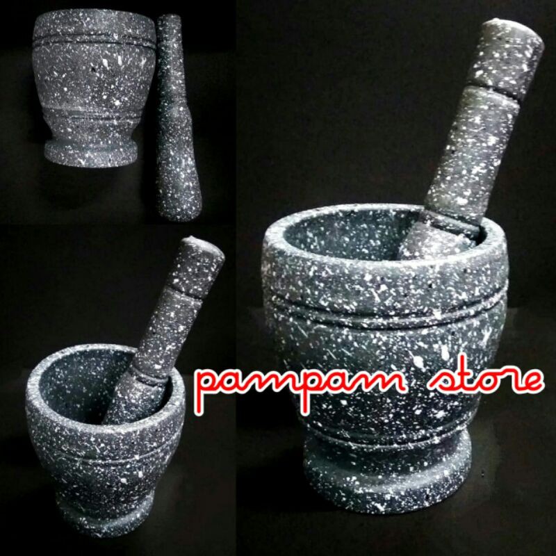 LESUNG PLASTIK CORAK BATU