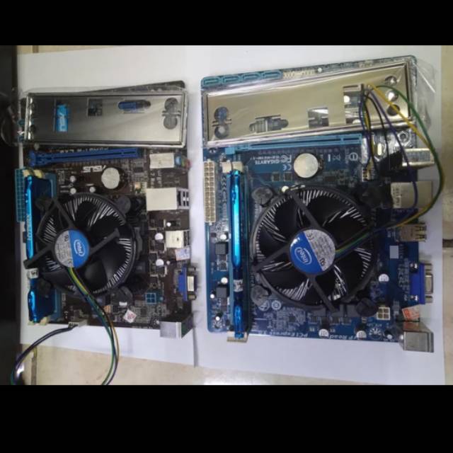 Paket mainbord lga 1155 h61 ddr3 prosesor core I5 3470 ram 8gb hyper Dan fan asus gigabyte