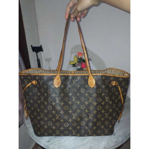 preloved LV neverfull full kulit