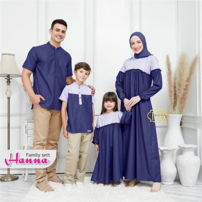 couple keluarga set keluarga baju lebaran keluarga gamis jumbo baju anak Koko dewasa Koko anak