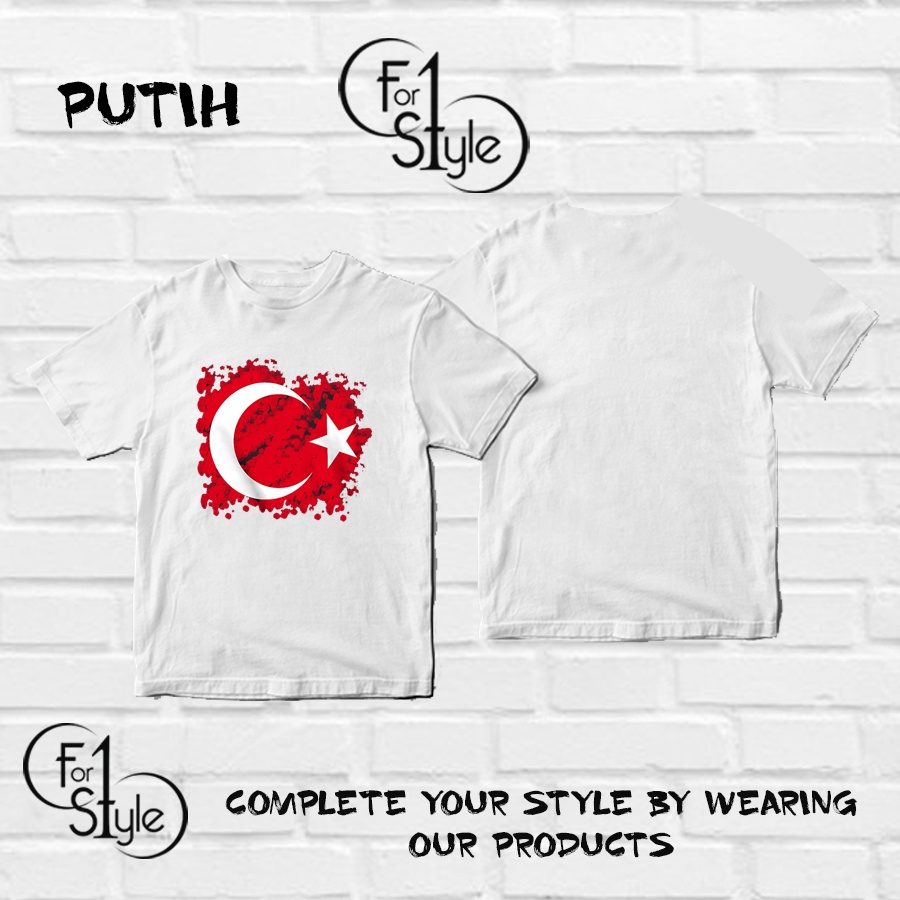 Turki Flagge Istanbul Bendera Mond Stern Membusuk Erdogan T-shirt