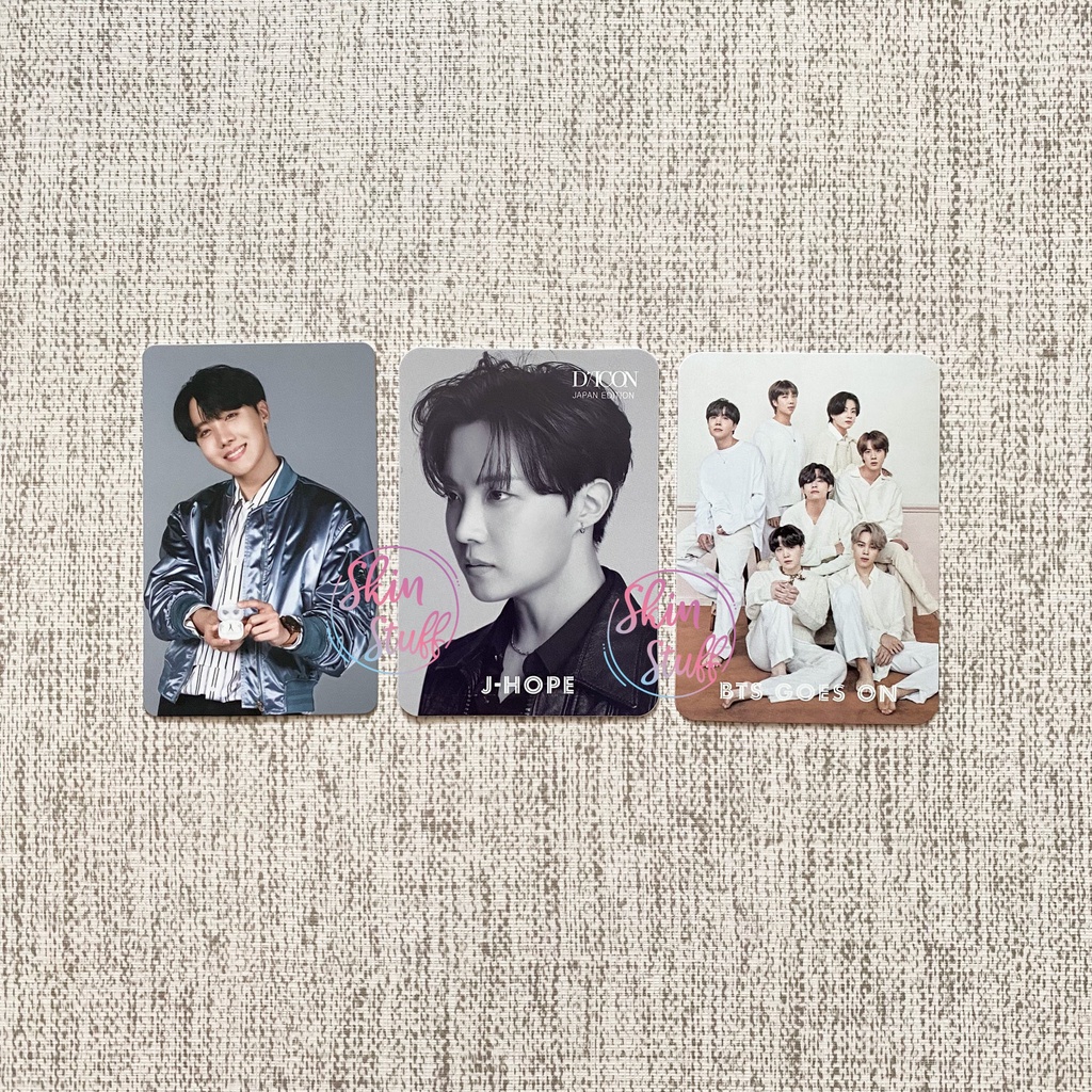 READY STOCK BTS JHope V Jungkook Jimin Jin RM Taehyung JK Photocard DICON Jepang PC Lamaran Samsung