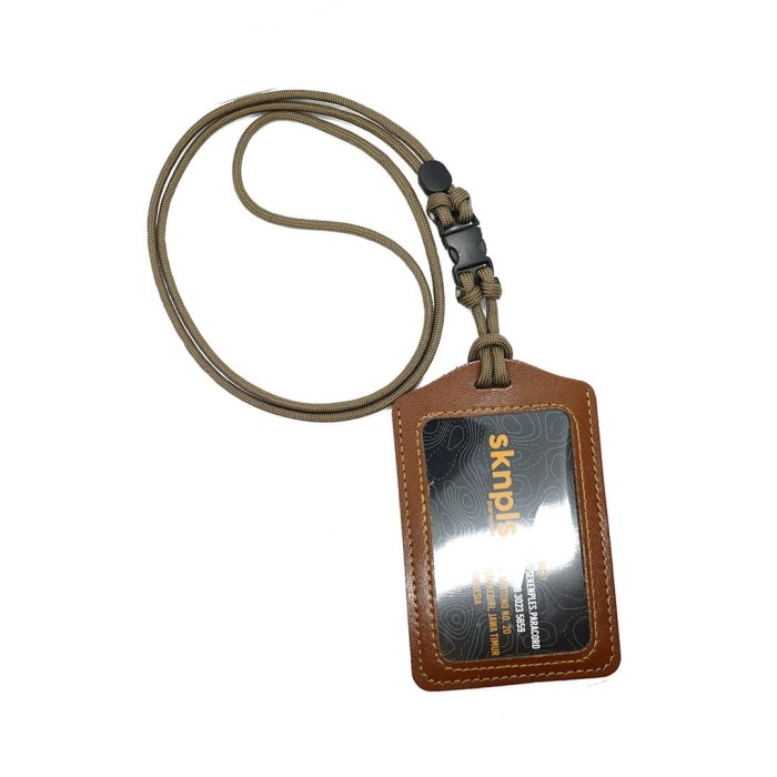 

Id Card - Lanyard Paracord - Tactical Id Card Holder - Gantungan Kartu Custom A