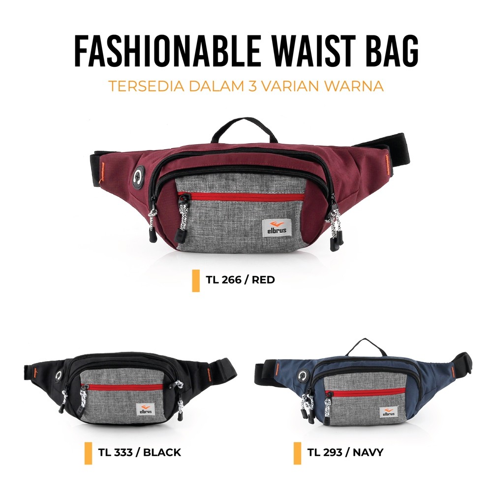 Tas Selempang Waistbag Cowok Hitam Navy Tas Wasbag Waitbag Wastbag Wistbag Wesbag Weistbag Pria