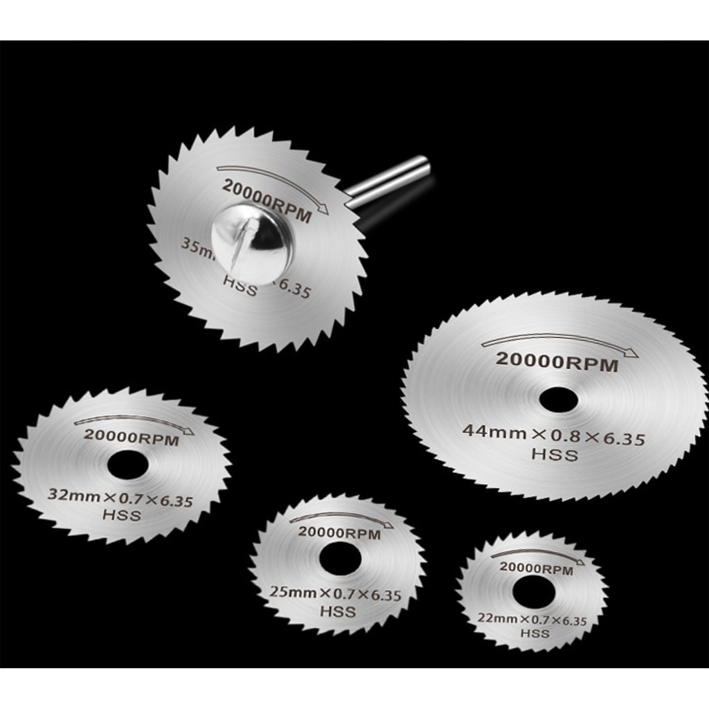 KEPALA MATA GERGAJI GERINDA GURINDA DREMEL GRINDER MINI CIRCULAR CUTTER CUTTING SAW 6PCS ROTARY SET-5