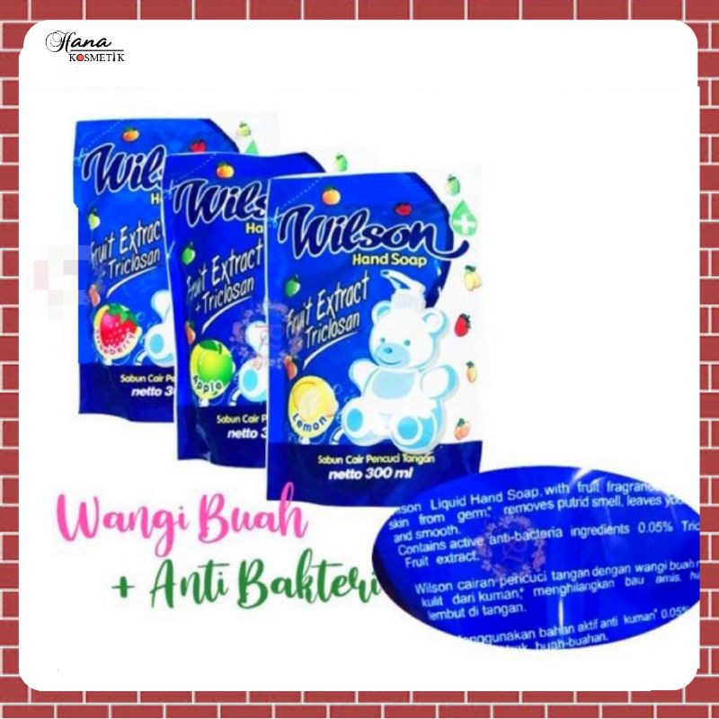[HAND SOAP] SABUN CUCI TANGAN WILSON / REFILL SABUN