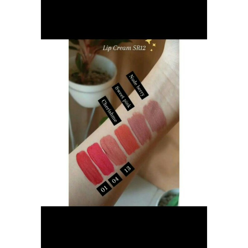 Lipcream SR12 / Lip cream SR Cosmetic / SR12 exclusive lipcream