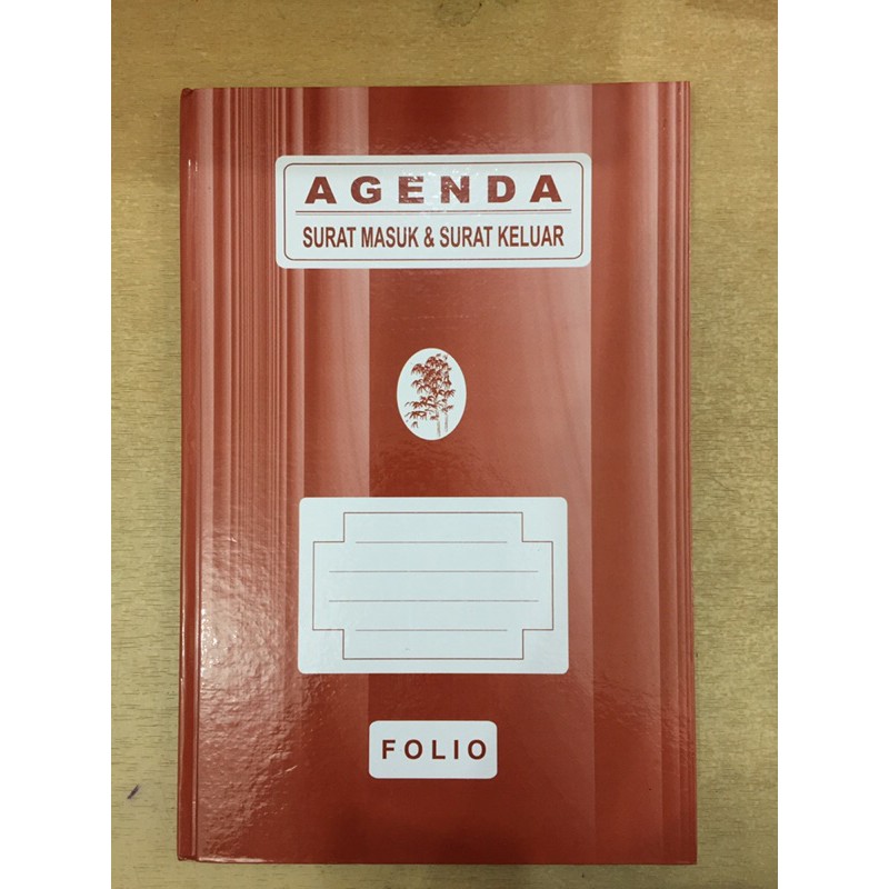 

Buku agenda surat masuk dan keluar folio 100 Bamboo