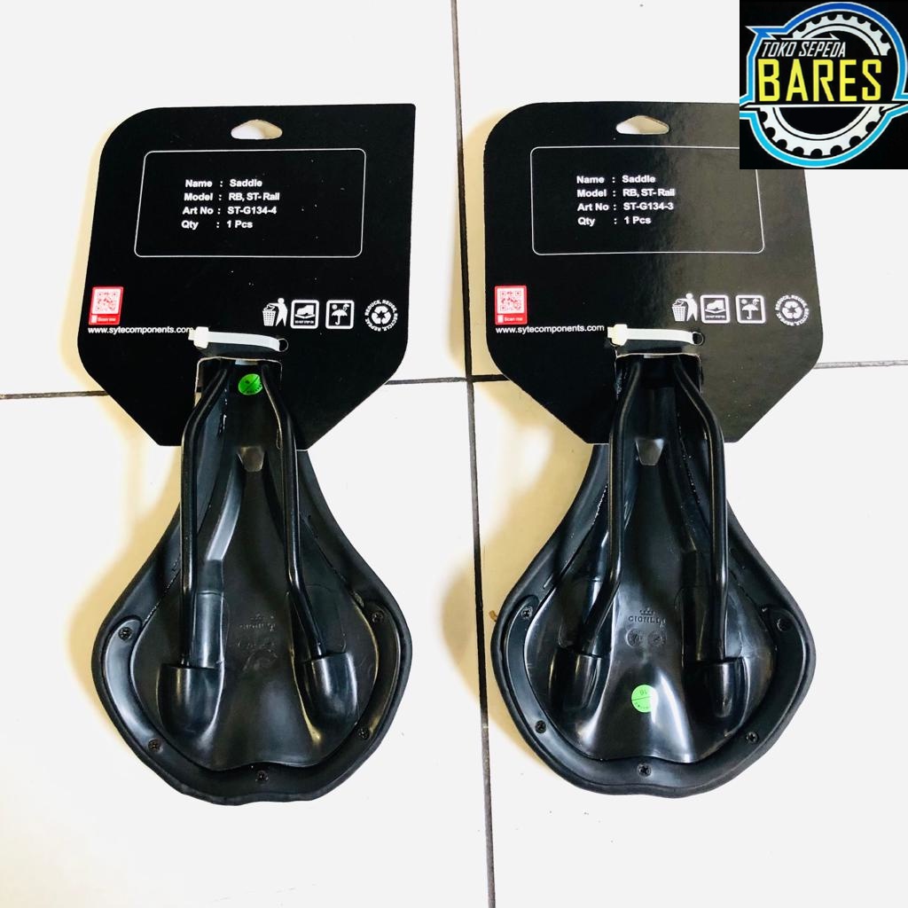 Sadel / Jok Gel Sepeda MTB / BMX / Lipat / Balap / Roadbike Syte ST-G134 Insight Flags ST-Rail / Saddle