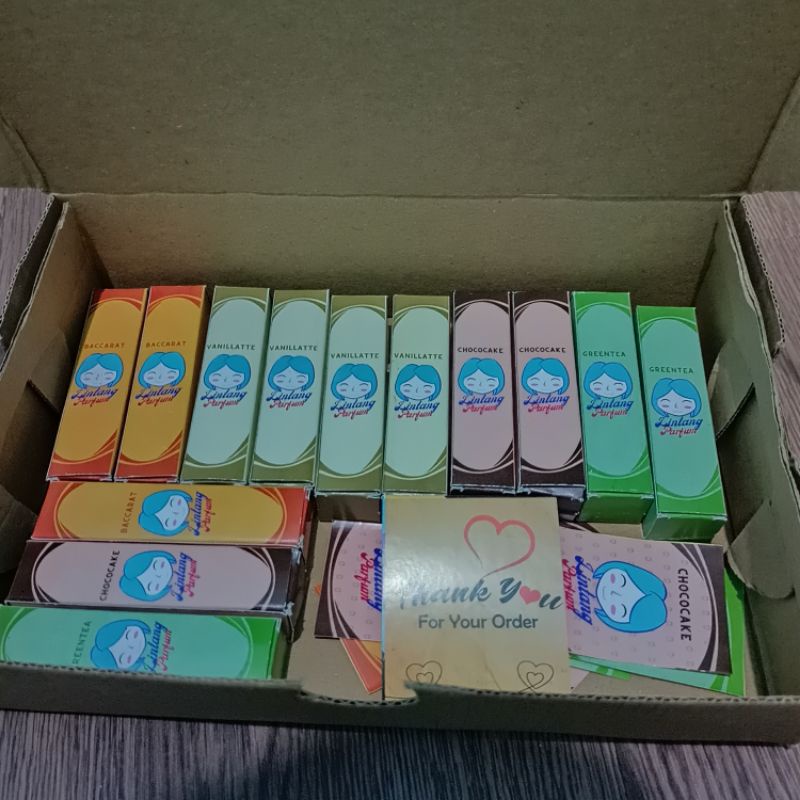 Paket Usaha Parfum Roll On Non Alkohol 20 Botol - Parfum Lintang