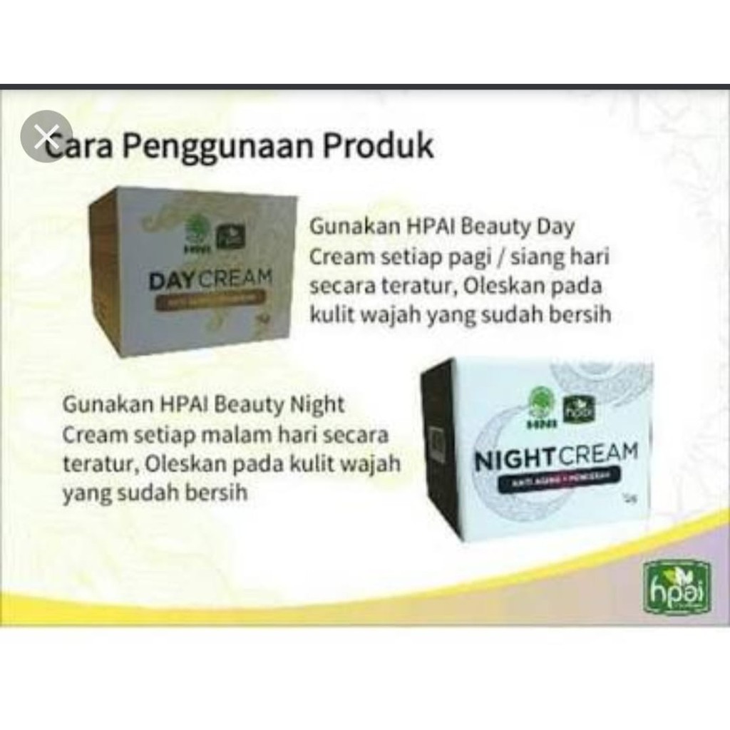 

Day Cream pencerah antiaging menjaga kekencangan kulit dengan fungsi promoting kolagen anti kerut