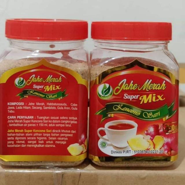 

JAHE MERAH SUPER MIX KENCONO SARI