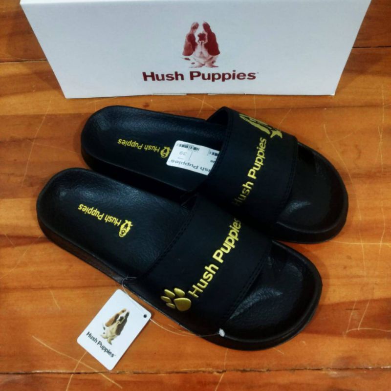 Sandal couple, sandal hush puppies unisex, sandal slide hush puppies, sandal slop pria/wanita