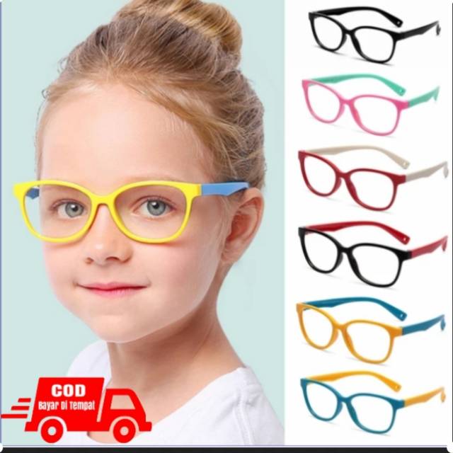 Kacamata anti radiasi anak cewek cowok