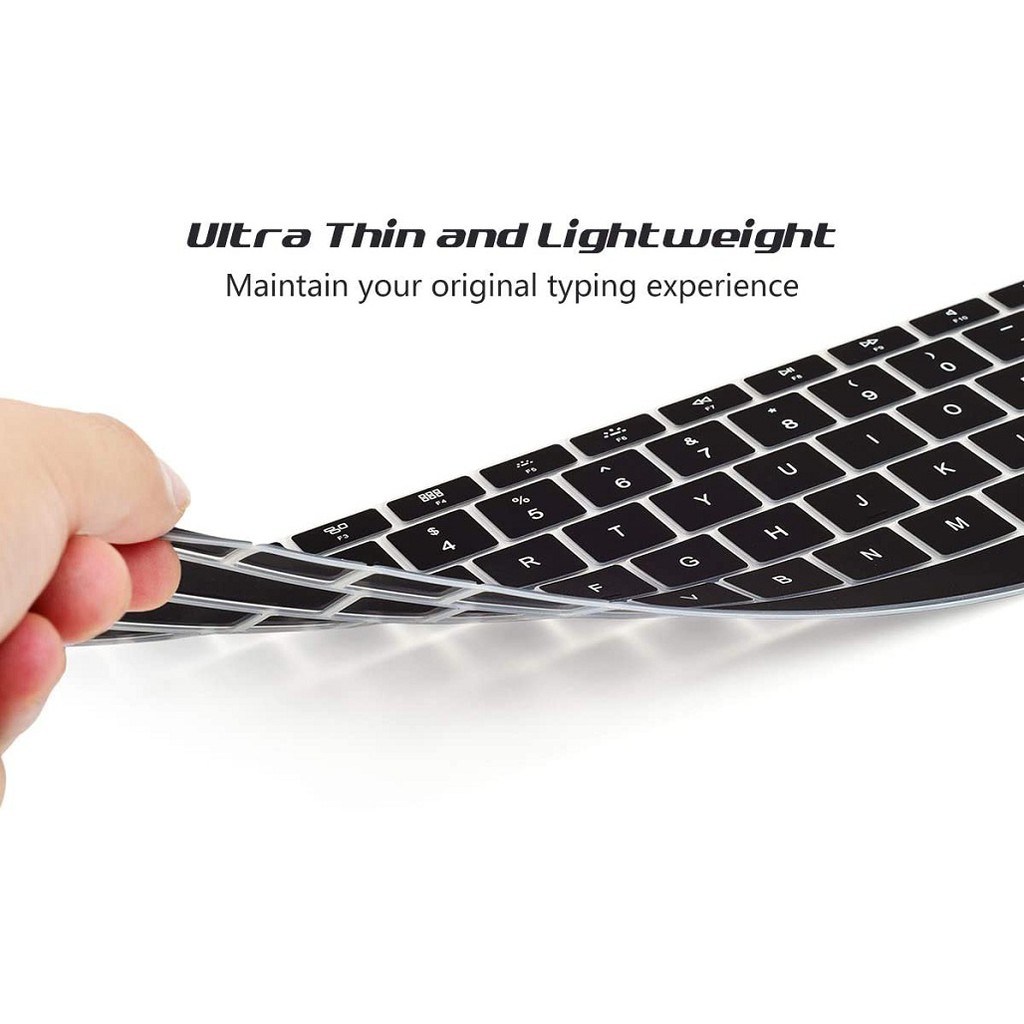 Silicone Keyboard Cover Macbook Air 13 Inch A2179 Touch ID Retina 2020 black