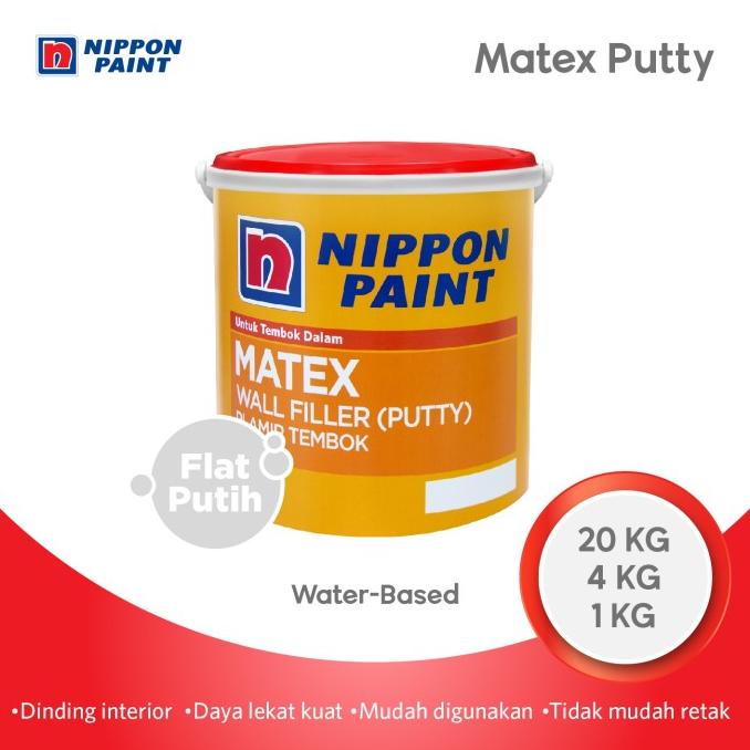 Matex Putty -20Kg- Plamir/Dempul Dinding Interior Nippon Paint
