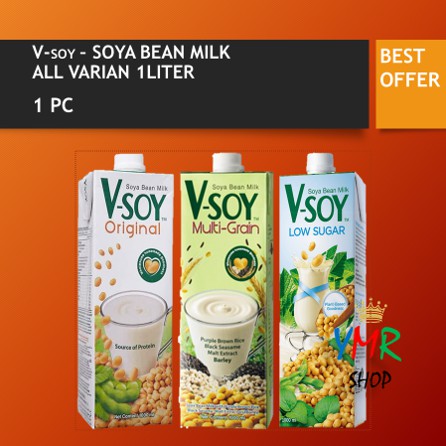 Vsoy V-soy V soy Susu Kedelai Soya Milk Multi Grain ...