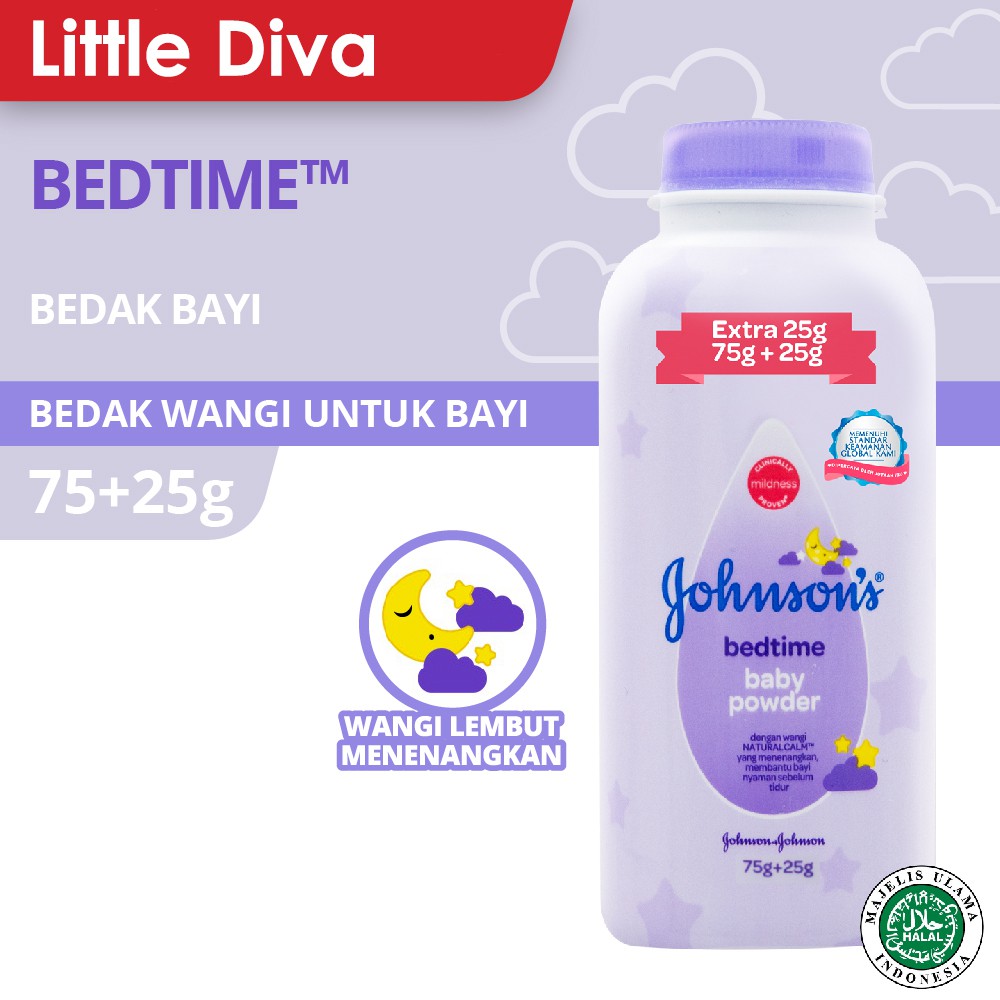 Johnson's Baby Powder 100gr / 75 +25 gr bedak Bayi Johnson Johnsons