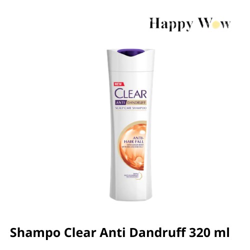 Shampoo Clear Anti Dandruff / Anti Ketombe 320 ml