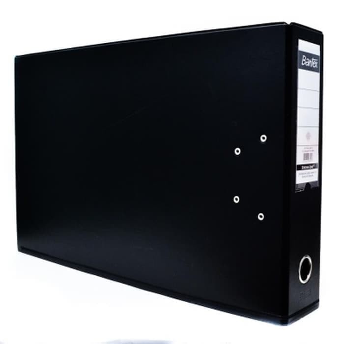 

Binder Polos - Binder Plastik - Binder Loose Leaf Ordner Bantex 1468-10 (Hitam) A3 Landscape 7 Cm