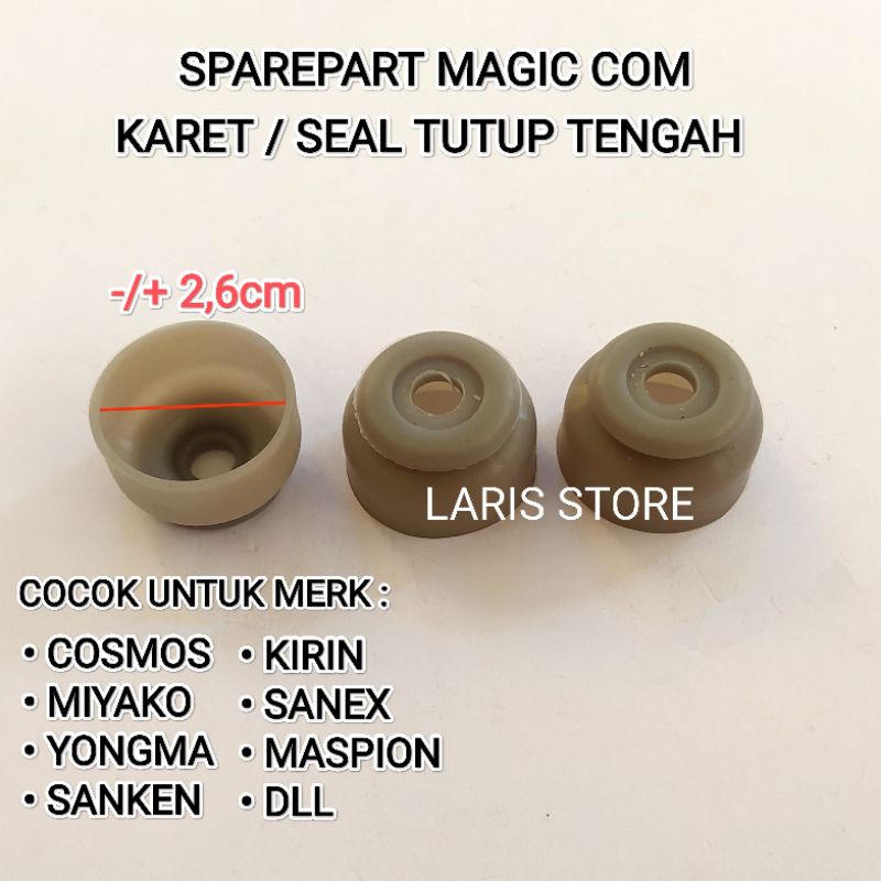 KARET / SEAL UNTUK TUTUP TENGAH MAGIC COM / RICE COOKER SEMUA MERK / UNIVERSAL