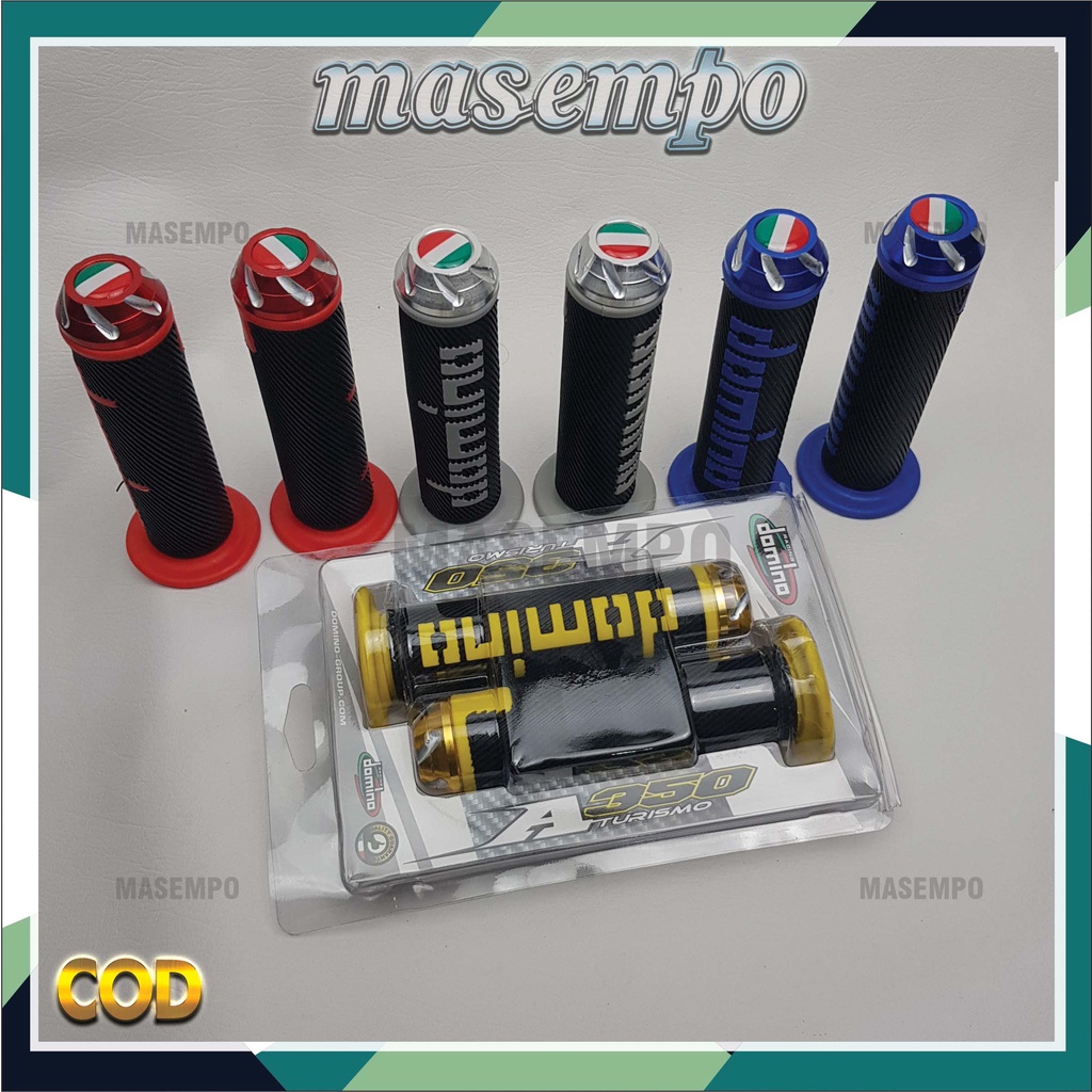 Handgrip Variasi Motor Sarung Gas Motor Domino Jalu Stang Karet Empuk Universal Untuk Semua Jenis Motor masempo mazempo