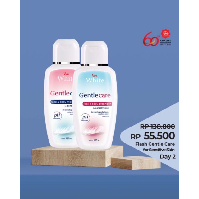 Paket Gentle Care Cleanser Gentle Care Moisturizer Viva