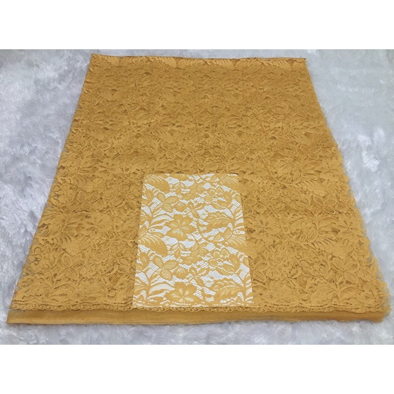 Kain Brokat Motif Bunga / Bahan Kebaya Brokat