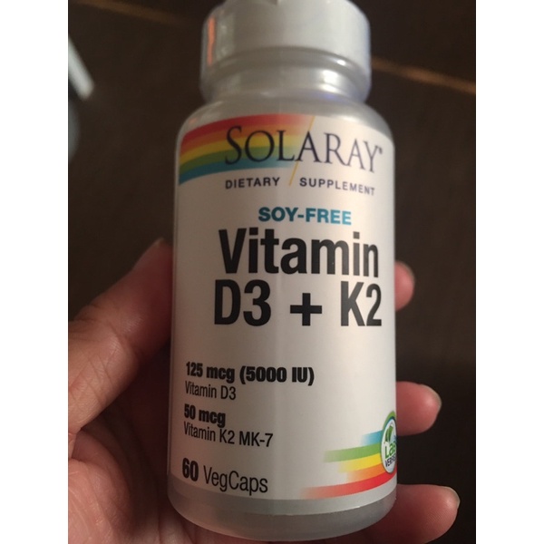 Jual Vitamin D3 + K2 Solaray Shopee Indonesia