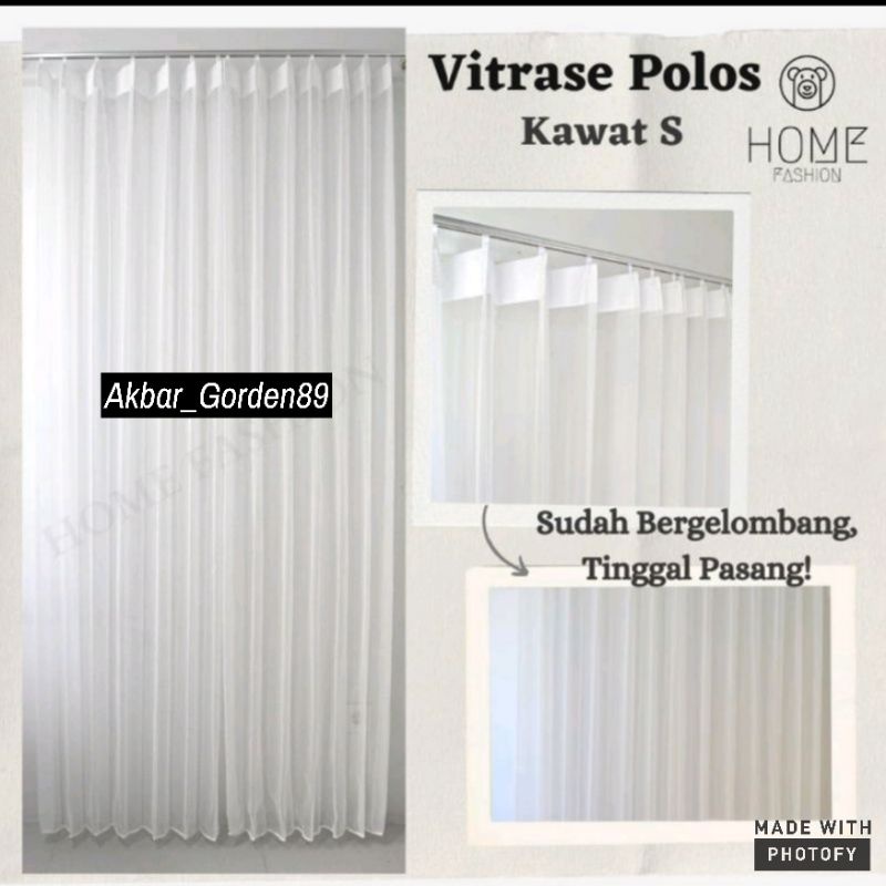 Vitrase polos vitrase hotel gorden vitrase
