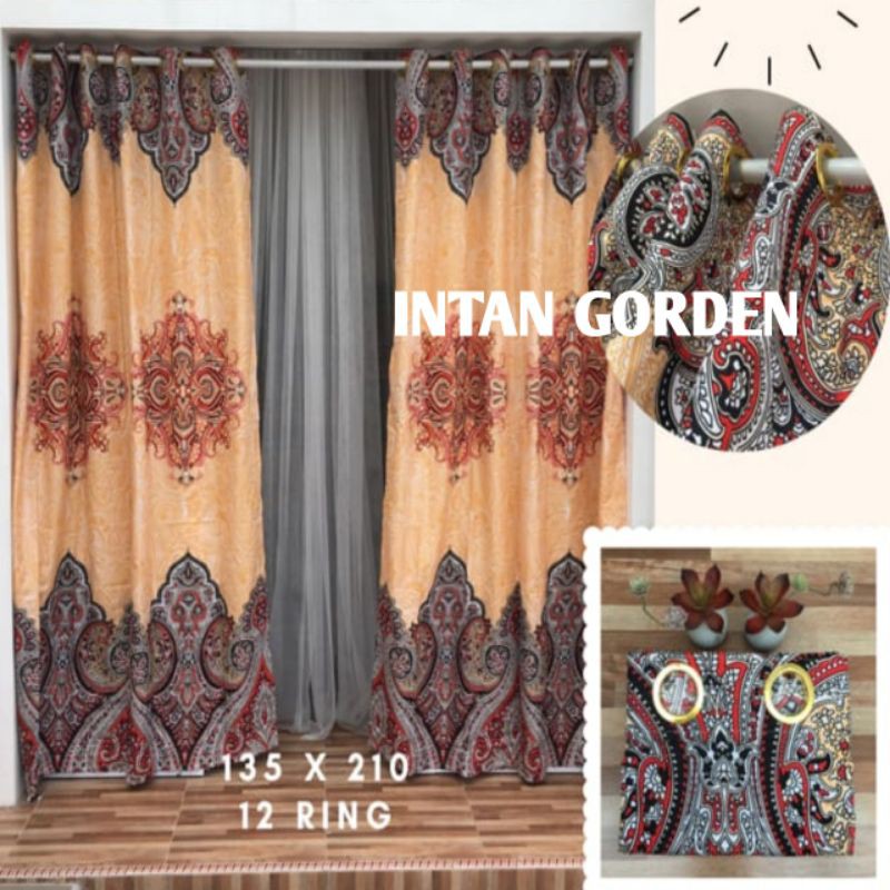Gorden Motif Bunga/karakter