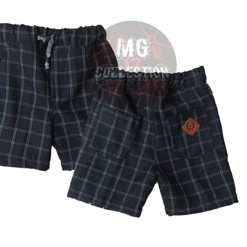 terbaru celana tartan  kotak&quot; pendek kids anak usia 1 2 3 4 5 6 7 8 9 10