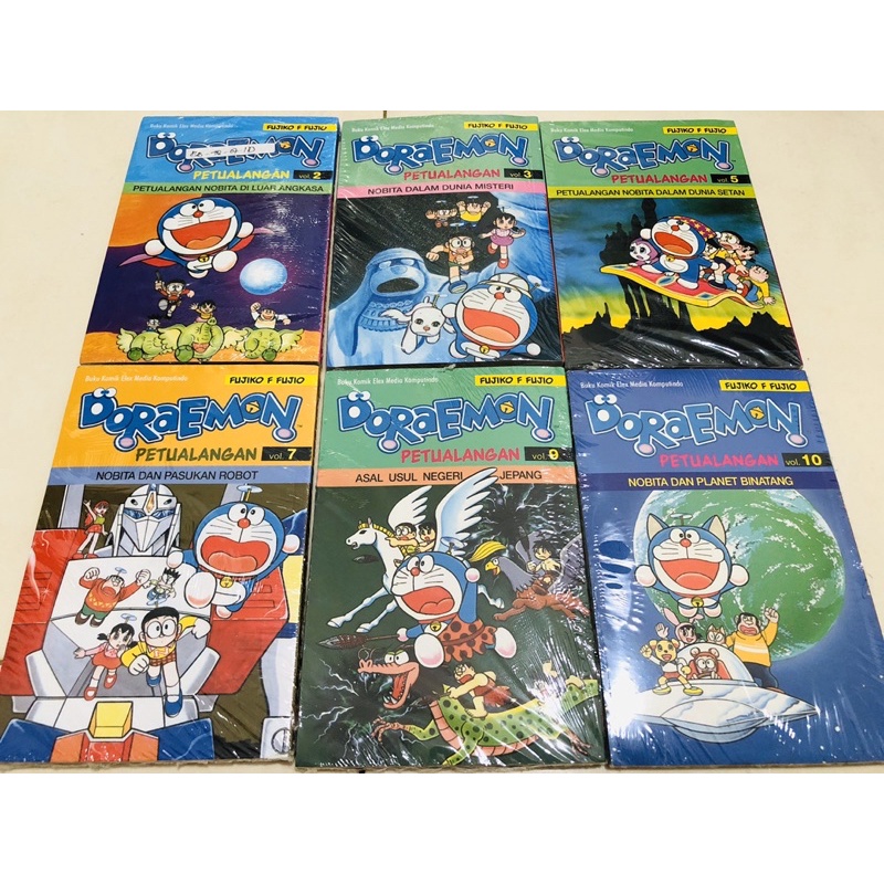 buku komik doraemon petualangan satuan