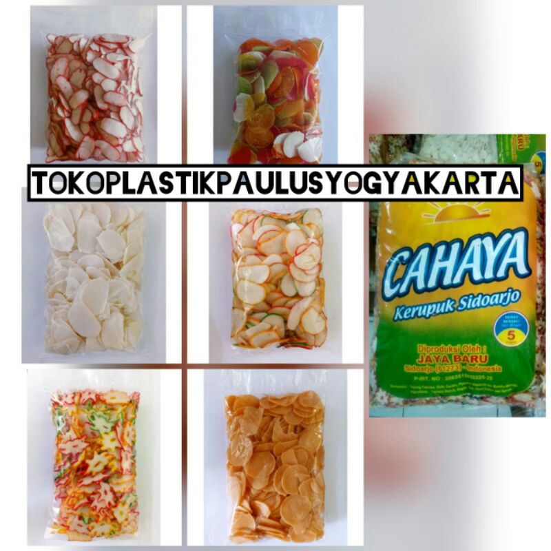 

Krupuk mentah / seblak / lotek / gado-gado / ketoprak / bawang / buryam