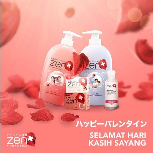 ★ BB ★ Zen Antibacterial Body Wash - Refill 450 mL - Botol 500 mL - Shiso &amp; Seasalt - Shiso &amp; Sandalwood - Shiso &amp; Sulphur - Shinzui