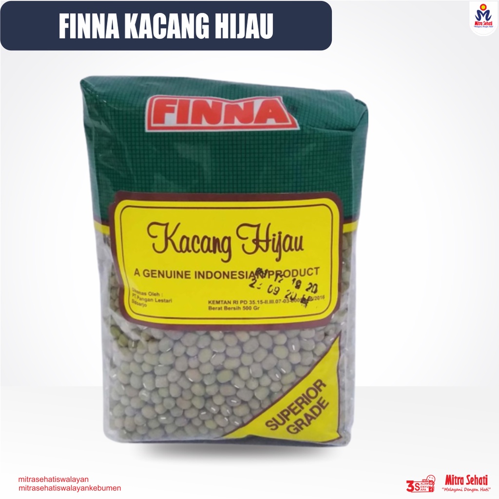 

FINNA KACANG HIJAU 500gr / KACANG HIJAU BUNGKUS [ Mitra Sehati Swalayan ]