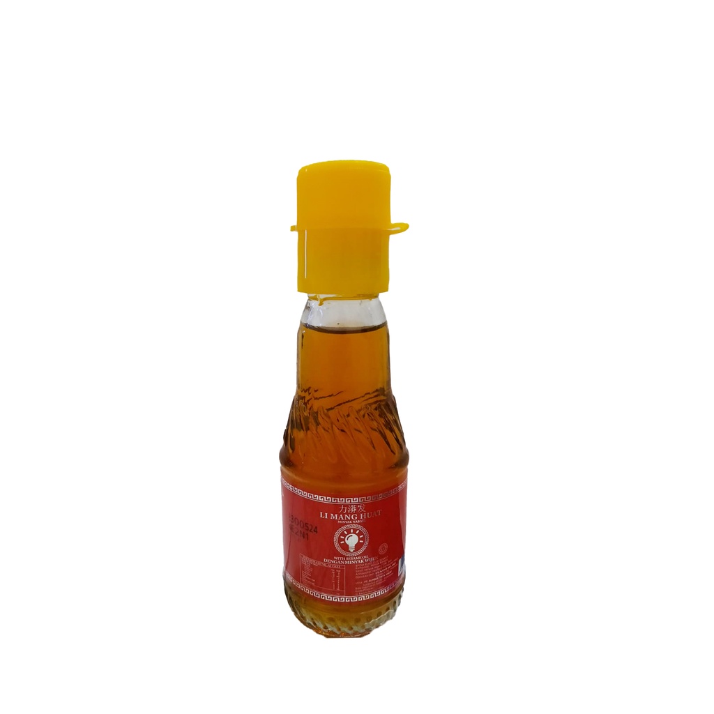 

Li Mang Huat Sesame Oil 100 ml | Minyak Wijen Li Mang Huat Botol Kecil