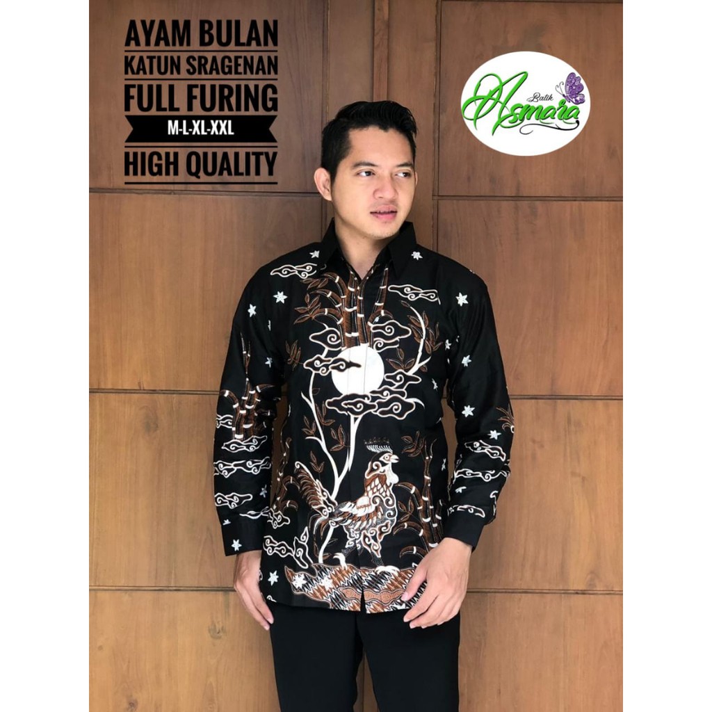 AYAM BULAN ASMARA KEMEJA BATIK SOLO PRIA LENGAN PANJANG LAPIS FURING ATASAN BATIK PREMIUM MODERN KATUN HALUS NAGA LINGKAR ABISENA SEGORO UNGU WIJAYA KUSUMA ALASKA PINK DEWO CEMANI LENTERA PRAJA BUMI LISANG GENI KLABANG ASMARA PEKSI JIWO KENCONO UNGU VIJAY