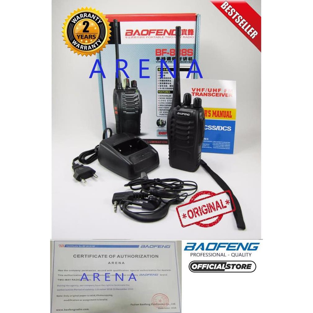 HT BAOFENG BF-888S BF888S BAOFENG NEW EDITION ASLI HOLOGRAM