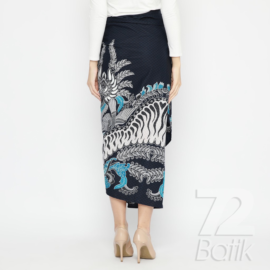 ROK BATIK SPAN Skirt Lilit Aksara Kebaya Instan Modern Wanita Warna Biru Dongker Abu 726455 Cap 72 - Rok Batik Lilit Bawahan Skirt Kamen Kebaya Songket Batik Panjang Plisket Span Instan Jadi Bali Lembaran Premium Modern Untuk Wanita Kondangan