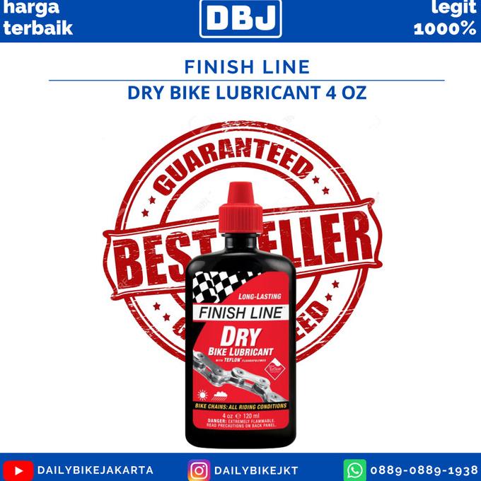 FINISH LINE TEFLON PLUS DRY LUBE SQUEEZE RED