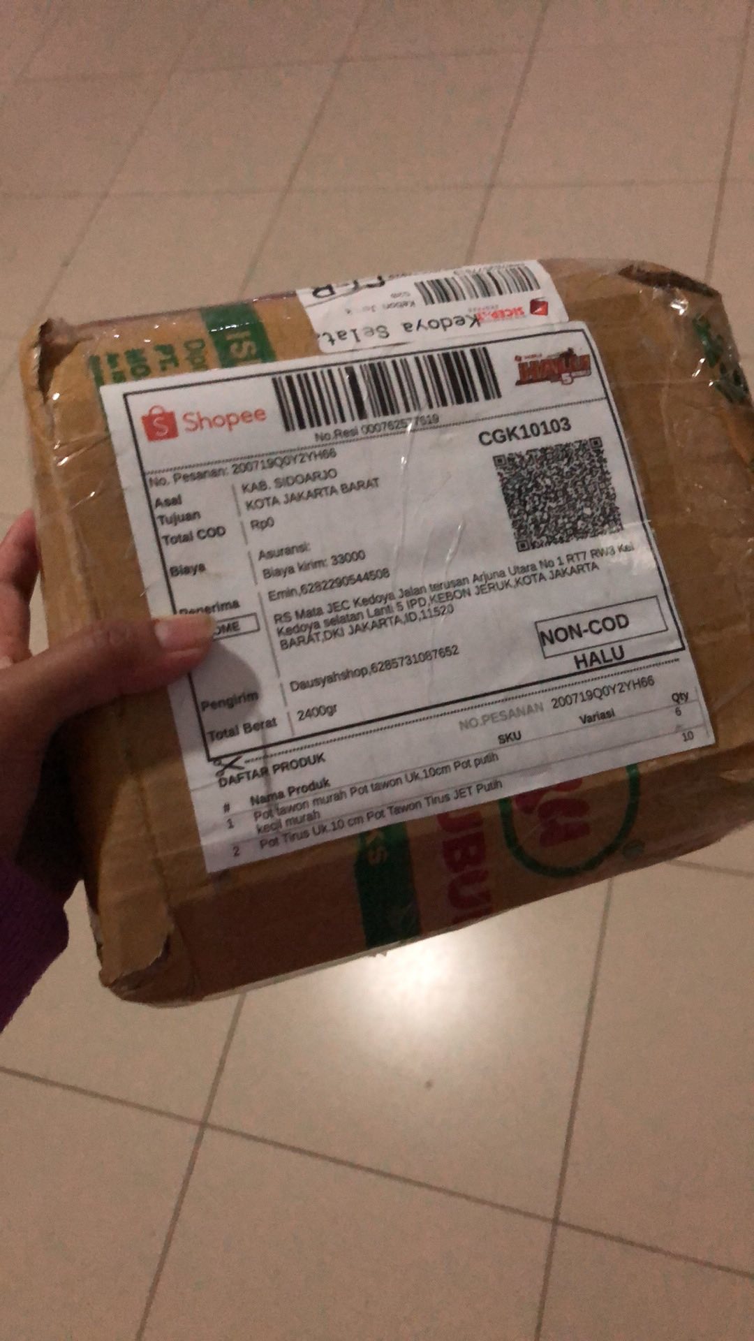 Pot Honey 10 Gbl Pot Tawon 10 Pot Madu 10 Putih