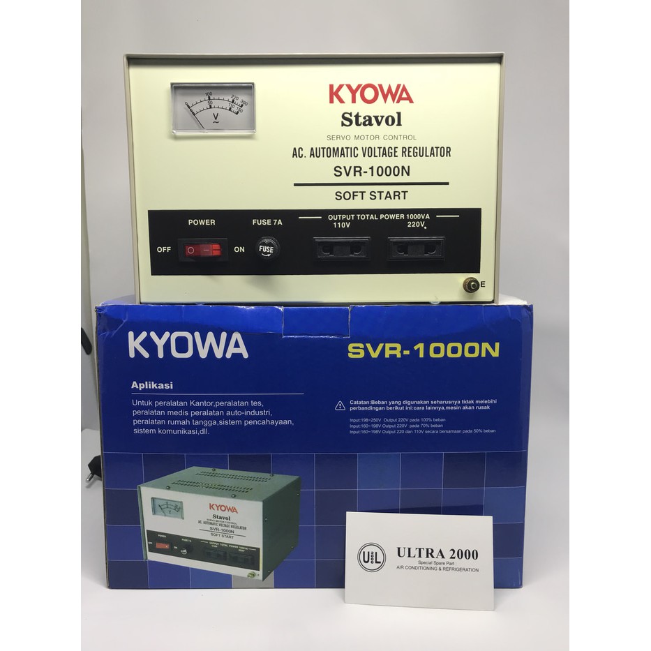 KPS-222 Stabilizer STAVOL 1000 Watt KYOWA / Stabilizer Otomatis 1000Watt KYOWA