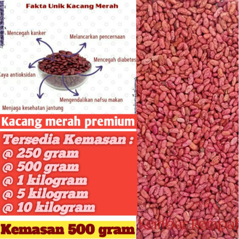 

KACANG MERAH KACANG JOGO 500 GRAM