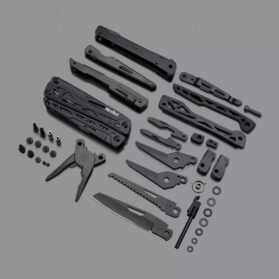 Nextool Pisau Lipat Multifungsi 10 in 1 Knife Tool Stainless Steel