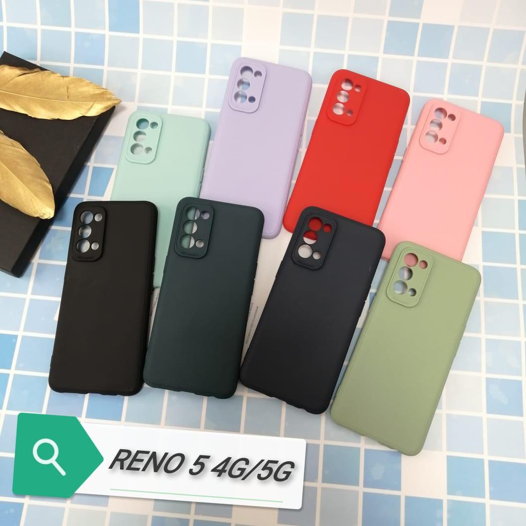 Softcase Silikon Macaron Case Macaroon for OPPO RENO 4F/OPPO RENO 5/OPPO A74/OPPO A53/samsung a30s