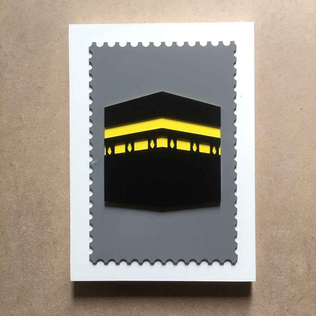 K32 Hiasan dinding ka'bah - pajangan dinding walldecor hiasan timbul