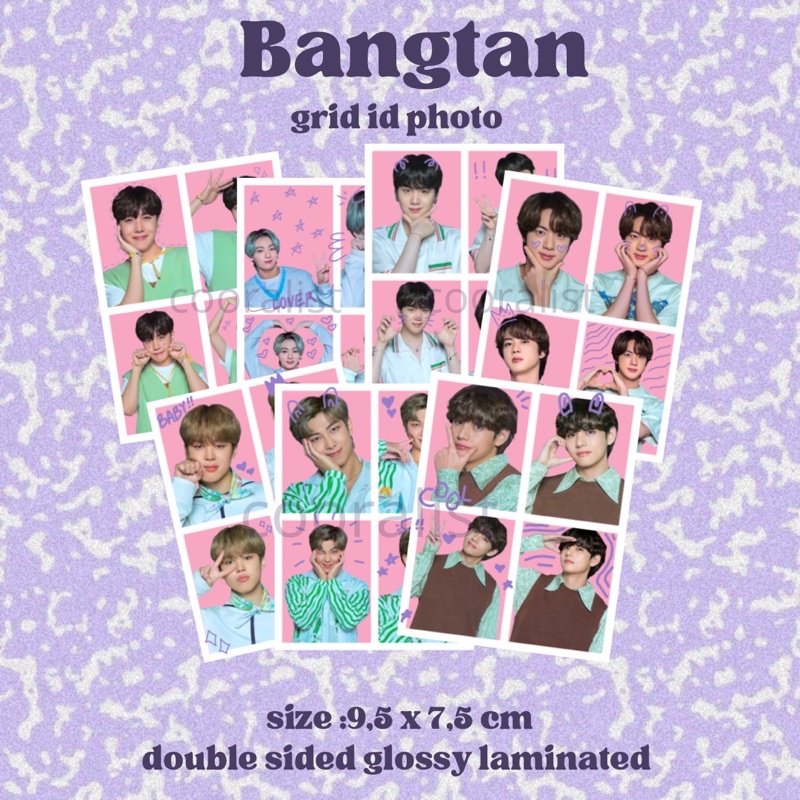 [ READY ] bangtan / bts id photo grid