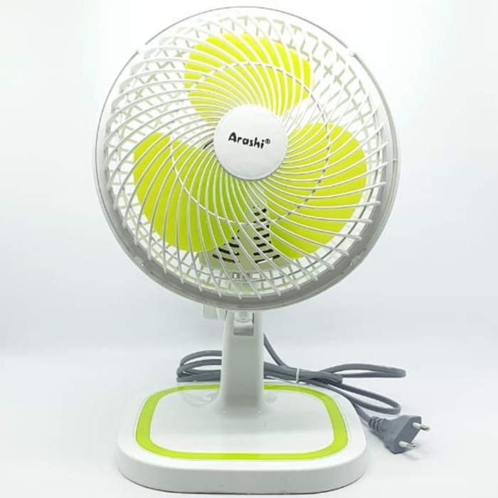 Kipas Angin duduk meja kantor Deskfan desk Fan 8inch ARASHI General 8"